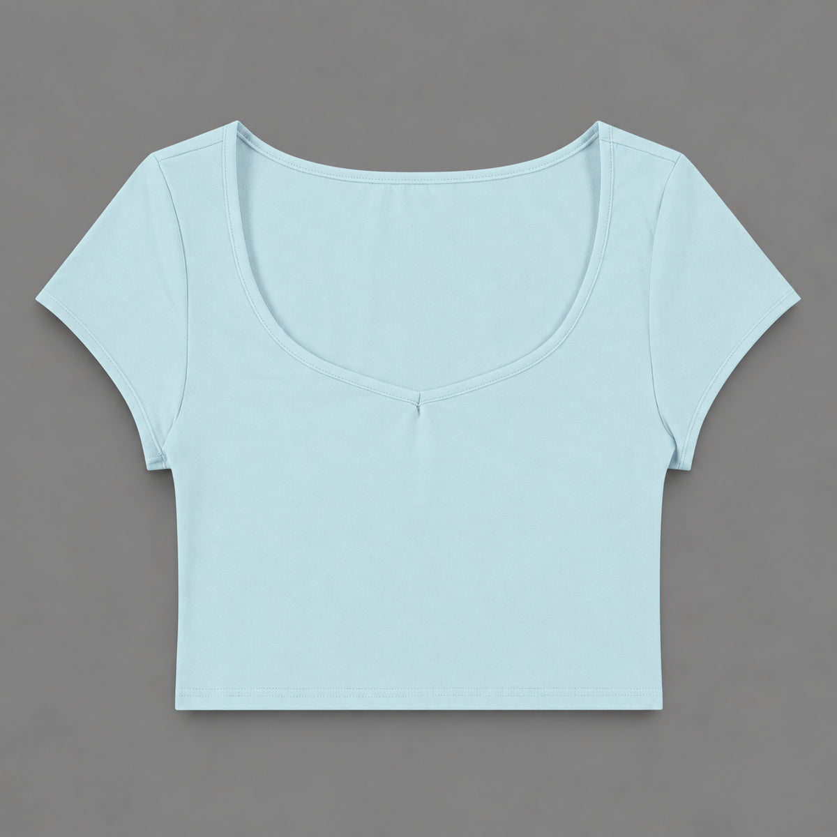 Baseline Crop Tee — Cap Sleeve