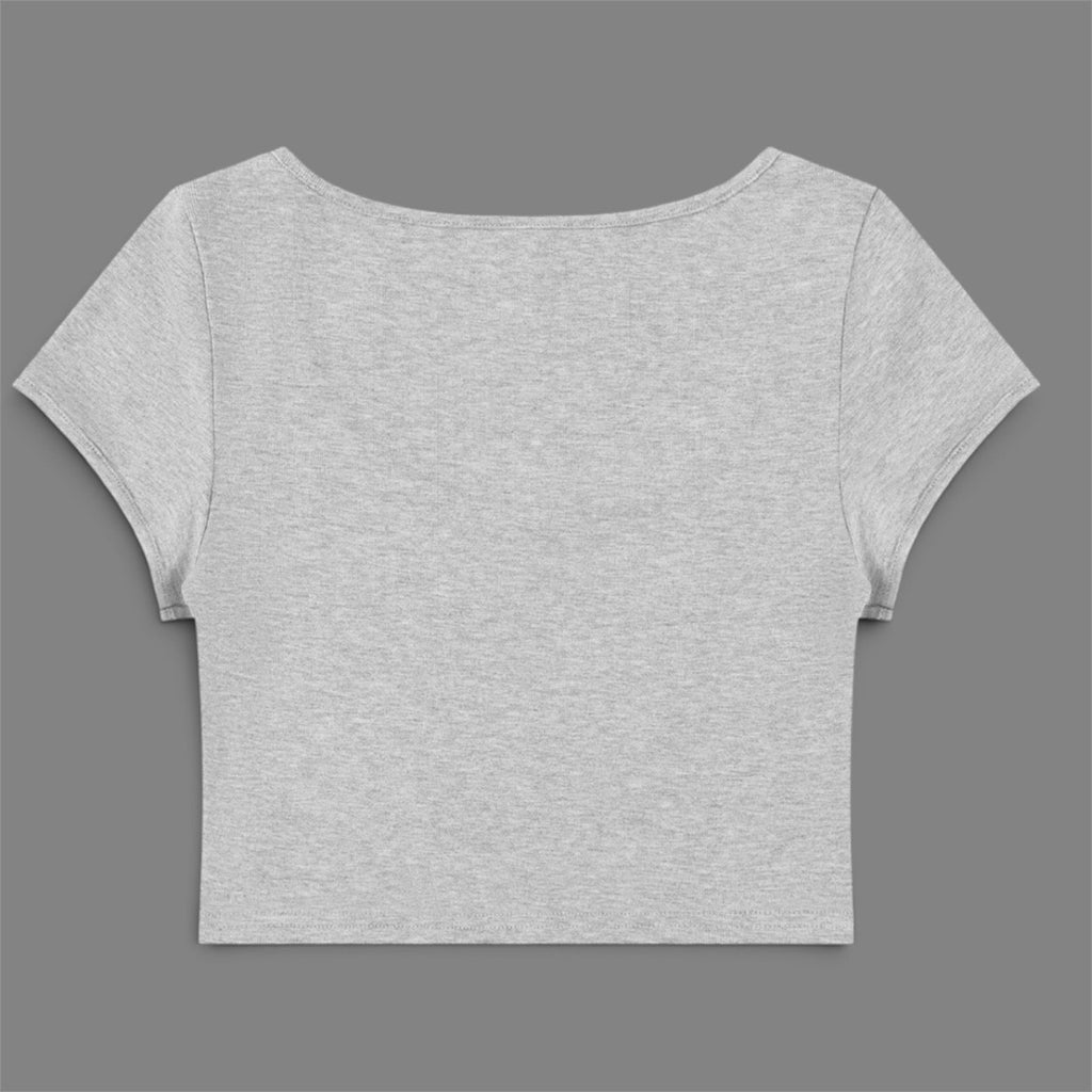 Baseline Crop Tee — Cap Sleeve