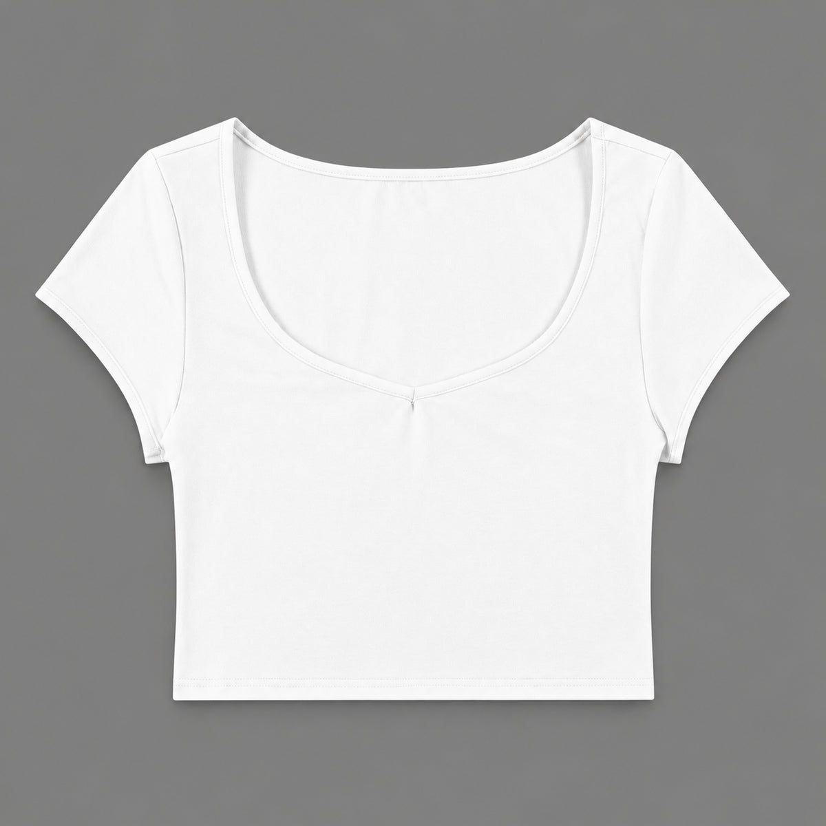 Baseline Crop Tee — Cap Sleeve