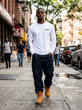 Blue Collar Standard Everyday Long Sleeve in White, classic fit