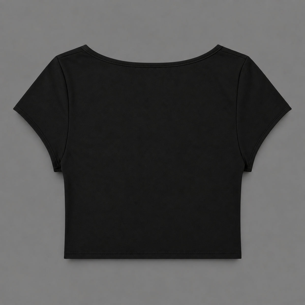Baseline Crop Tee — Cap Sleeve