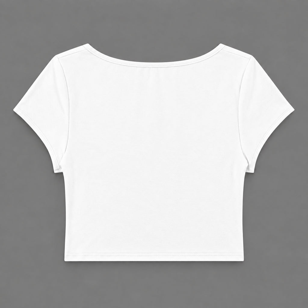 Baseline Crop Tee — Cap Sleeve